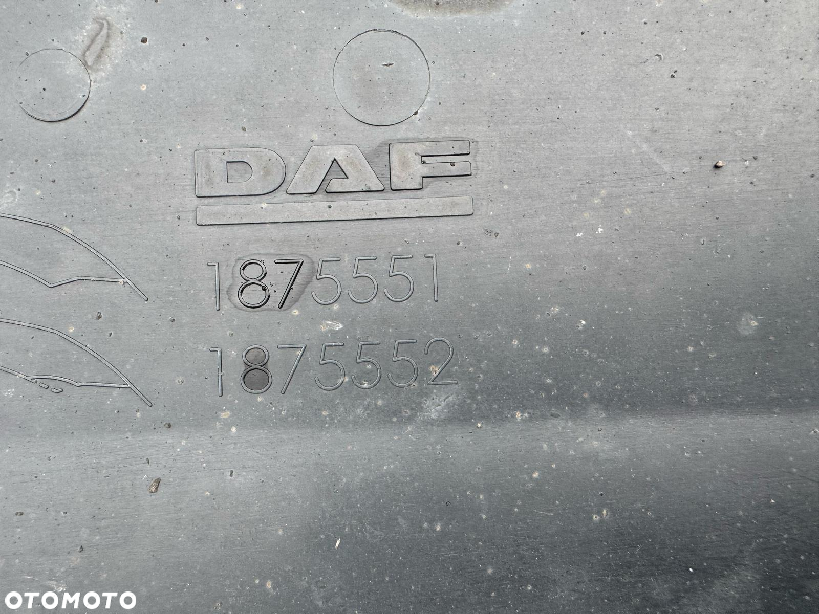DAF XF106 XG BŁOTNIK NADKOLE TYLNE GÓRNE 1875551 - 3