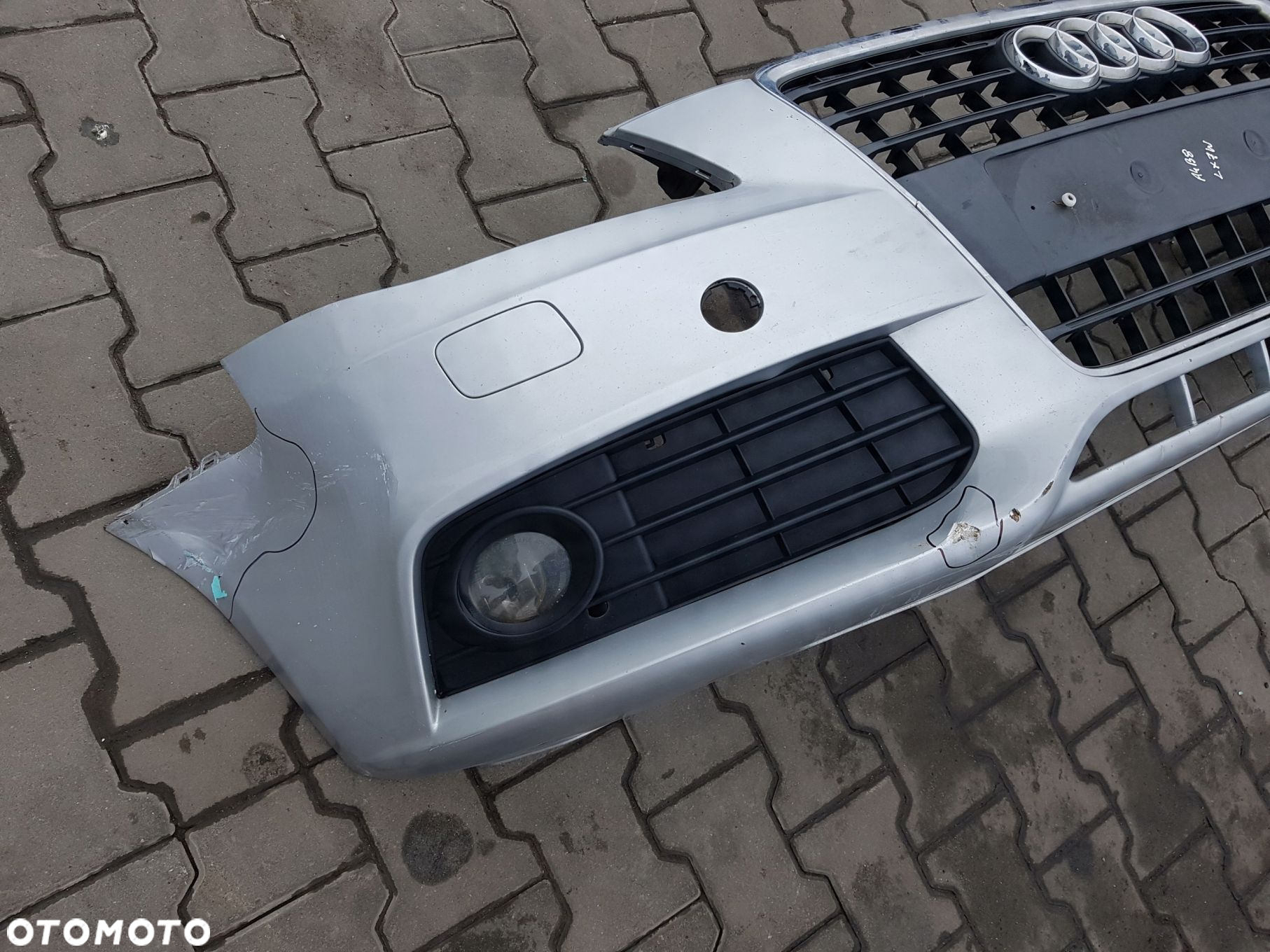 AUDI A4 B8 08-11r ZDERZAK PRZÓD PRZEDNI GRILL - 6