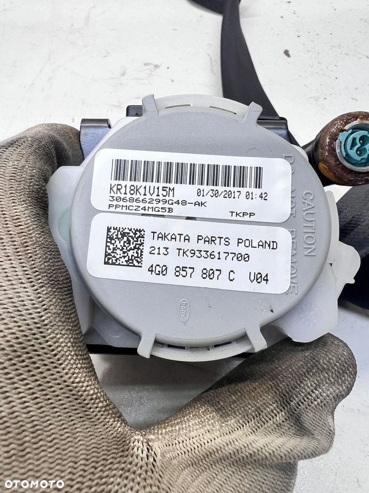 PAS BEZPIECZEŃSTWA ŚRODKOWY AUDI A6 C7 4G0857807C - 11