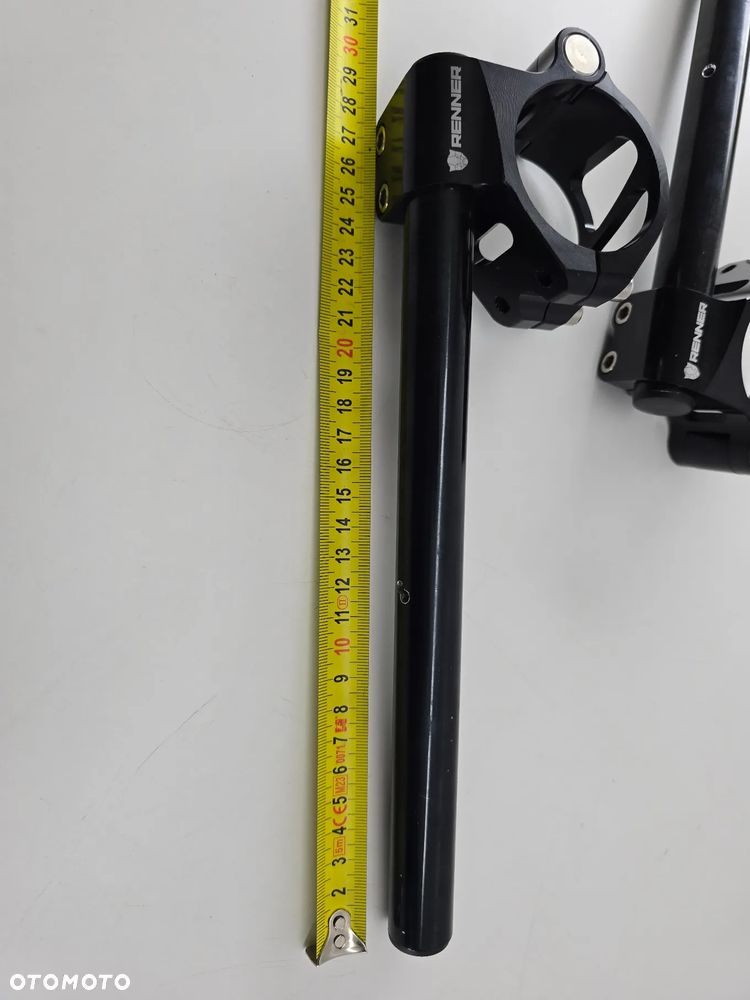 KIEROWNICA DWUCZĘŚCIOWA CLIP-ON UCHWYT 55MM CZARNA BMW KAWASAKI SUZUKI YAMAHA - 16