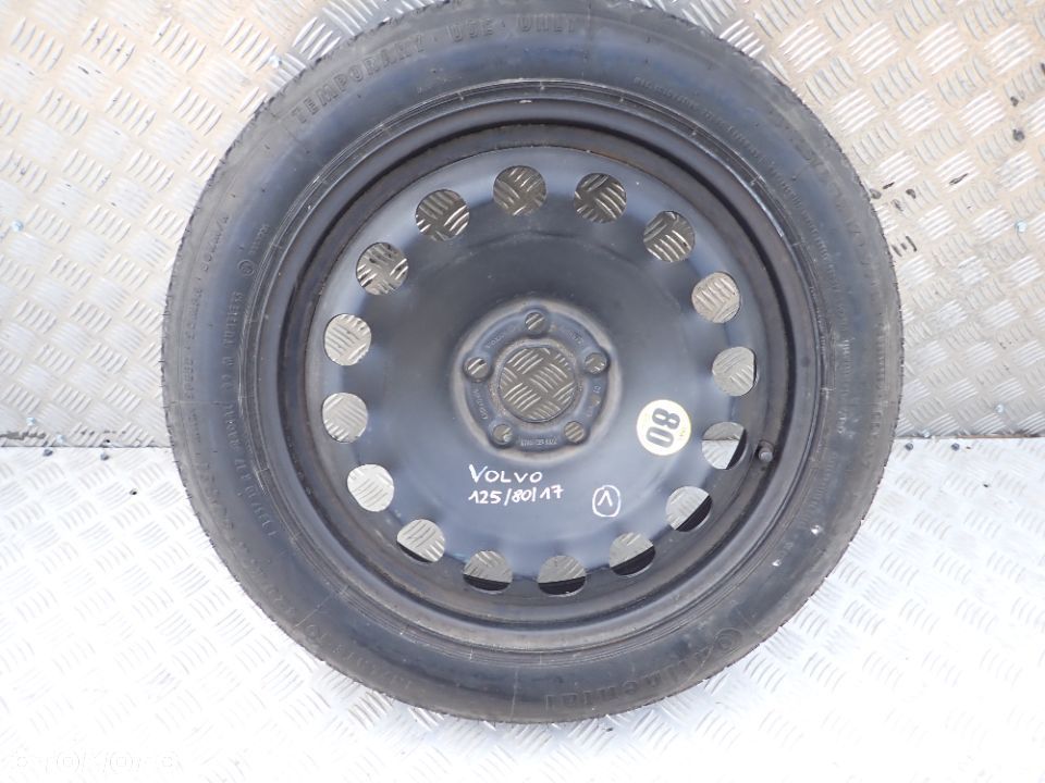 VOLVO V60 S60 KOŁO DOJAZDOWE 125/80 R 17 5X108 RADOM - 1