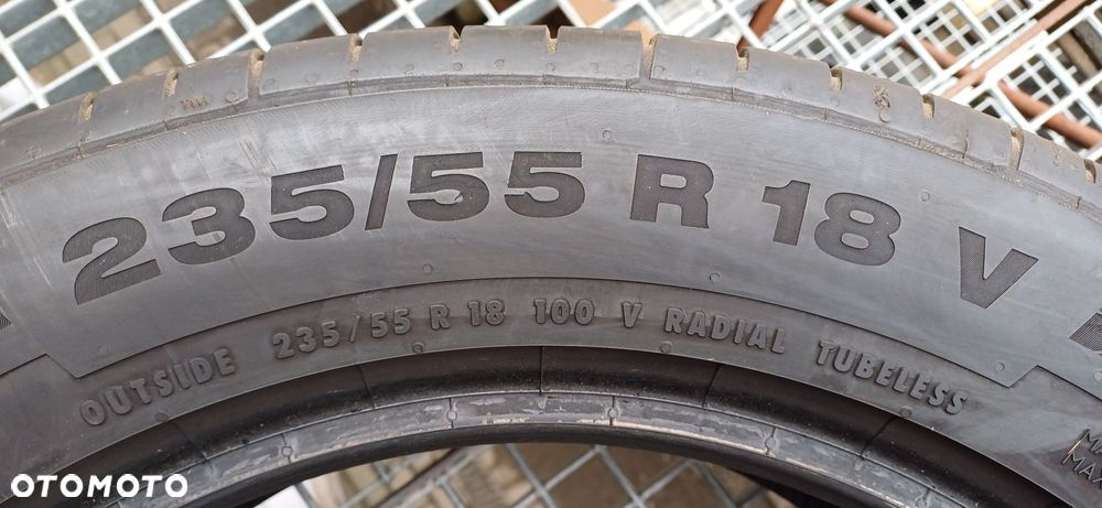 235/55R18 100V CONTINENTAL , dwie opony letnie. - 5