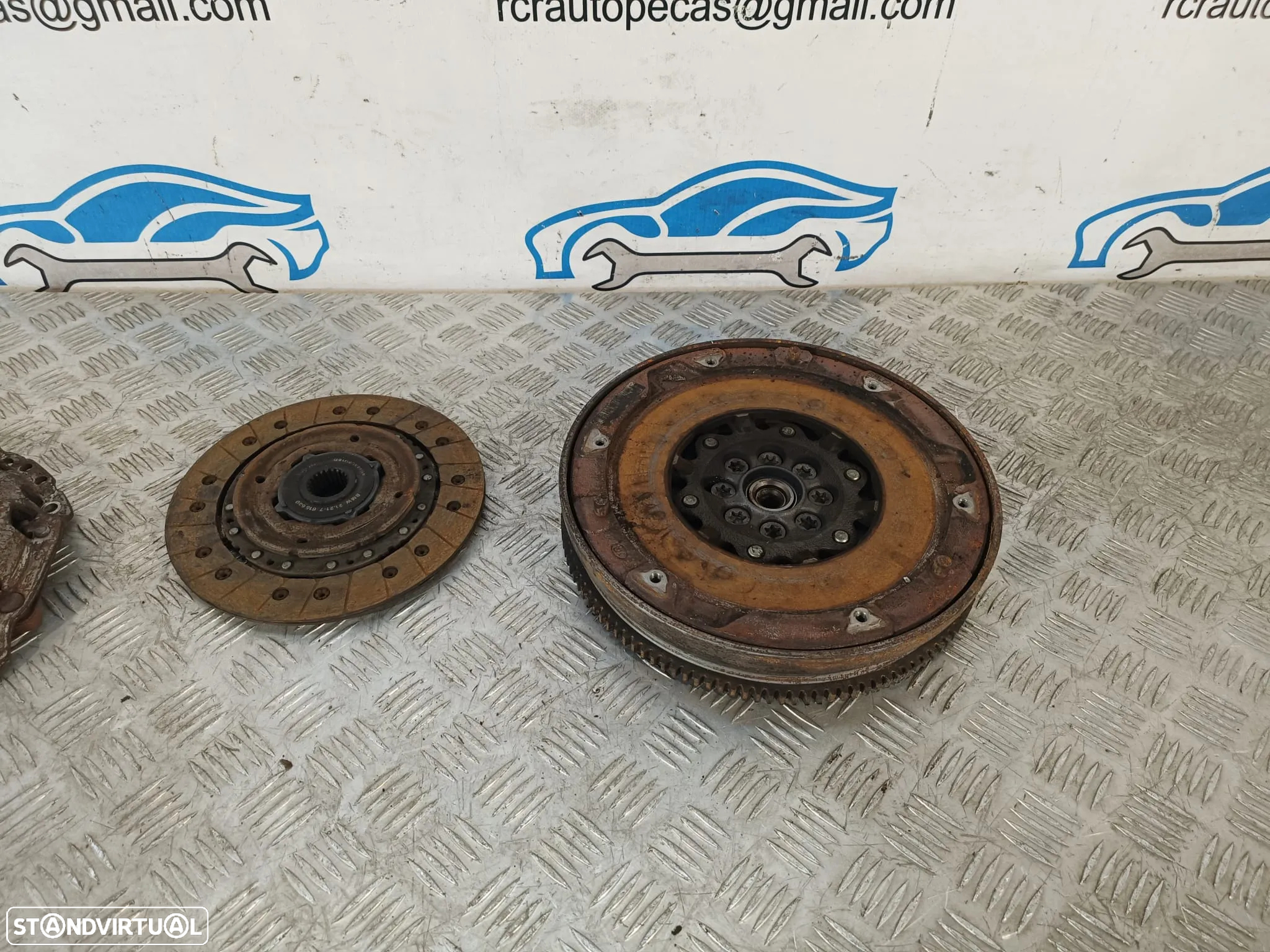 KIT BIMASSA VOLANTE MOTOR EMBRAIAGEM BMW SERIE 3 F30 116D N47D16A 21217615630 761562701 761601401 BMW F80 N47D16A - 6