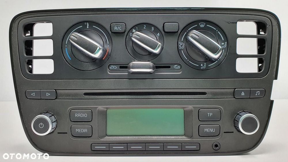 RADIO SAMOCHODOWE CD PANEL STEROWANIA SKODA CITIGO VW UP 1ST035156B - 1