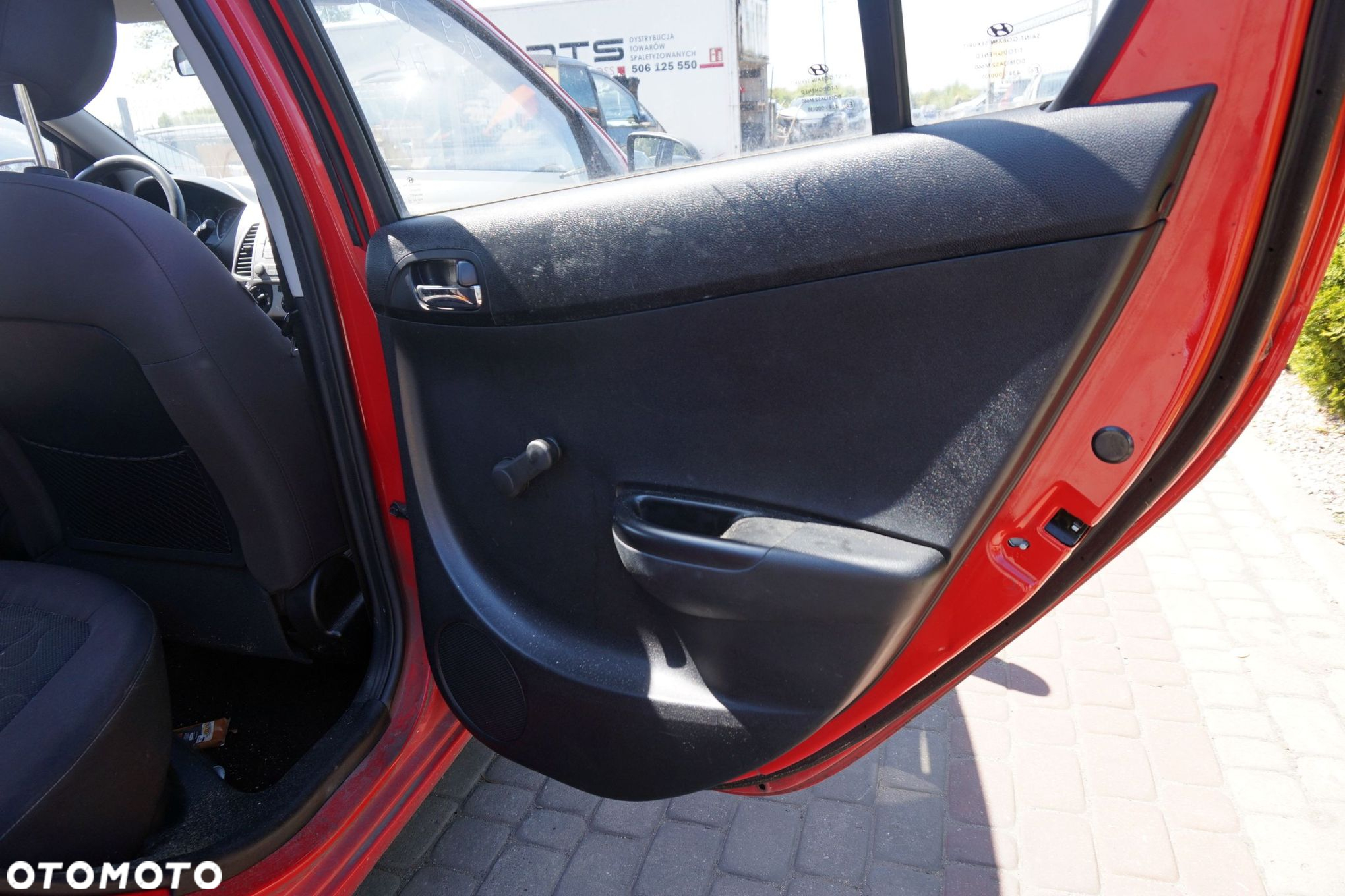 DRZWI TYLNE PRAWE I20 I 5D HB BH  CZERWONY HYUNDAI 2008-2012 - 9