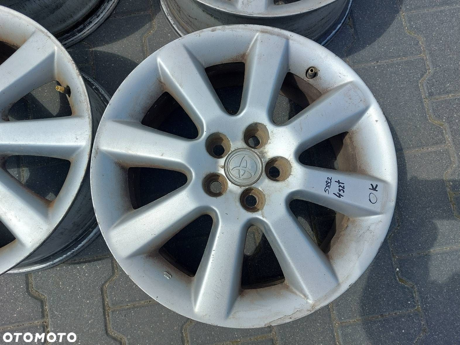 FELGI ALUMINIOWE 4SZT 5x100 6,5Jx16 ET45 FI54,1 TOYOTA 42611-05140 - 4