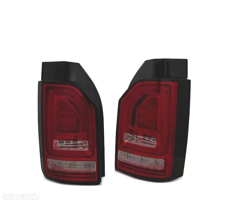 FAROLINS LED DINÂMICO PARA VOLKSWAGEN VW T6 MULTIVAN CARAVELLE 15-19 OEM LED FUMADO - 2