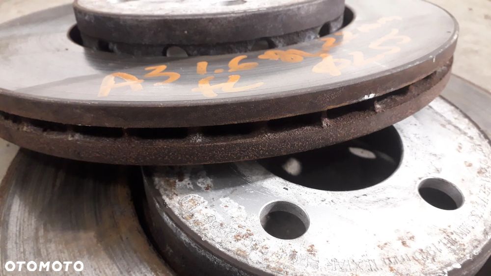 tarcze klocki hamulcowe przód 256mm textar  A3 8L 1.6 lift - 5