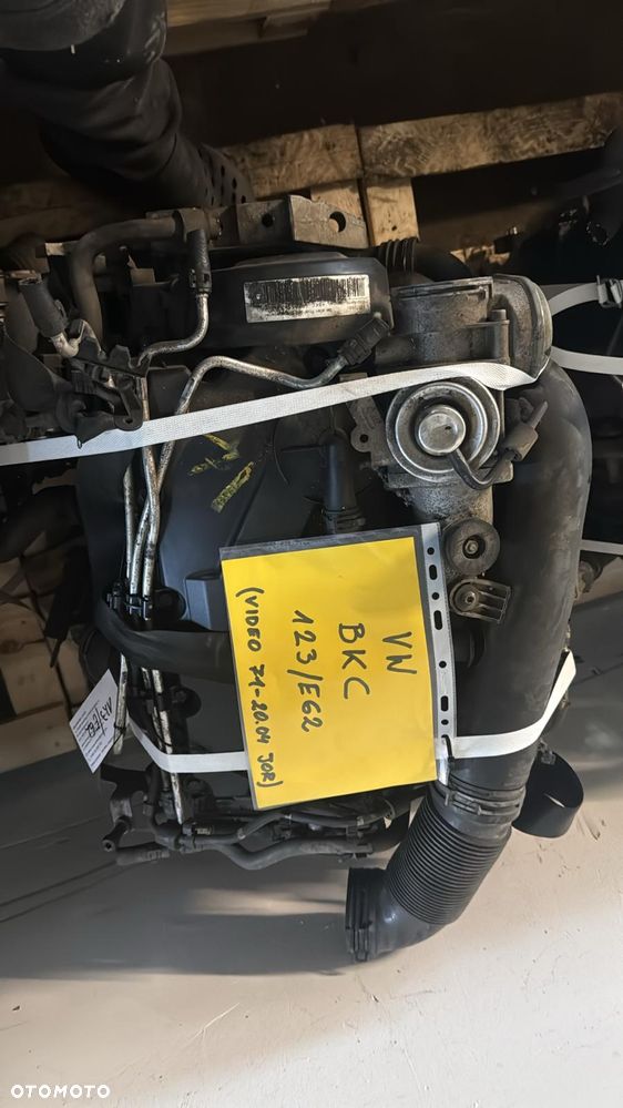 Volkswagen BKC  1.9 diesel silnik kompletny z pełnym osprzętem gotowy do montażu VIDEO PRACY SILNIKA - WHATSAPP LUB LINK W OPISIE - 7