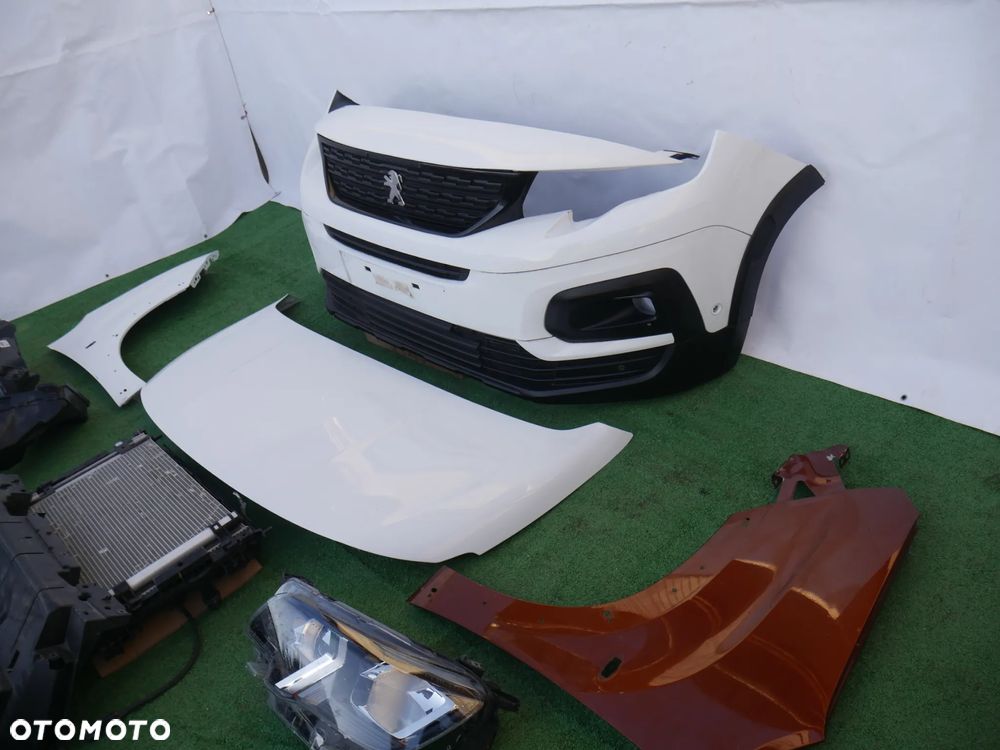 PEUGEOT RIFTER PRZÓD MASKA BŁOTNIKI LAMPY PAS PRZEDNI CHŁODNICE BELKI ZDERZAK - 2