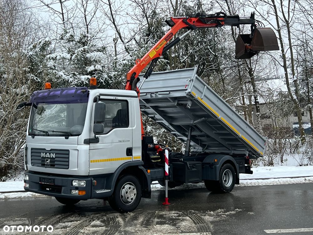 MAN MAN TGL 12-240 Kiper Wywrotka 4x2 Kran PALFINGER PK 12500 BARDZO DOBRY STAN - 19