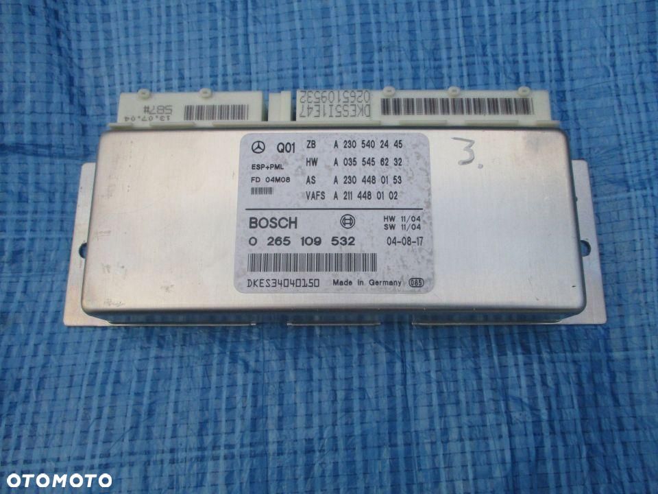 MERCEDES W219 W230 MODUŁ ESP PML STEROWNIK 0265109532 - 1