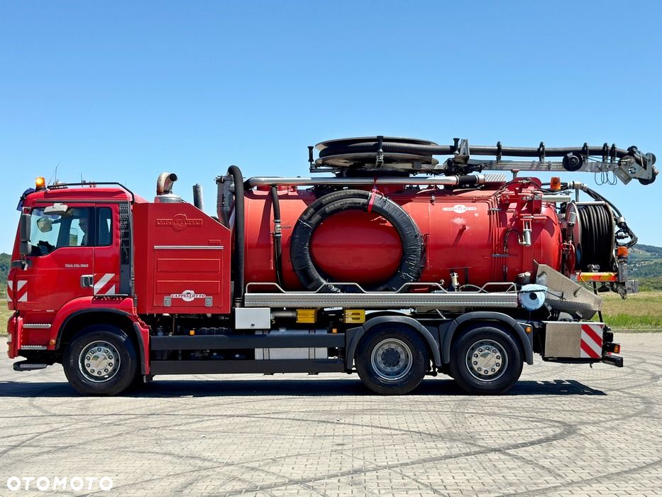 MAN TGA 26.360 * POJAZD ASENIZACYJNY + CAPPELLOTTO + PILOT * 6x4 * STAN BDB - 3