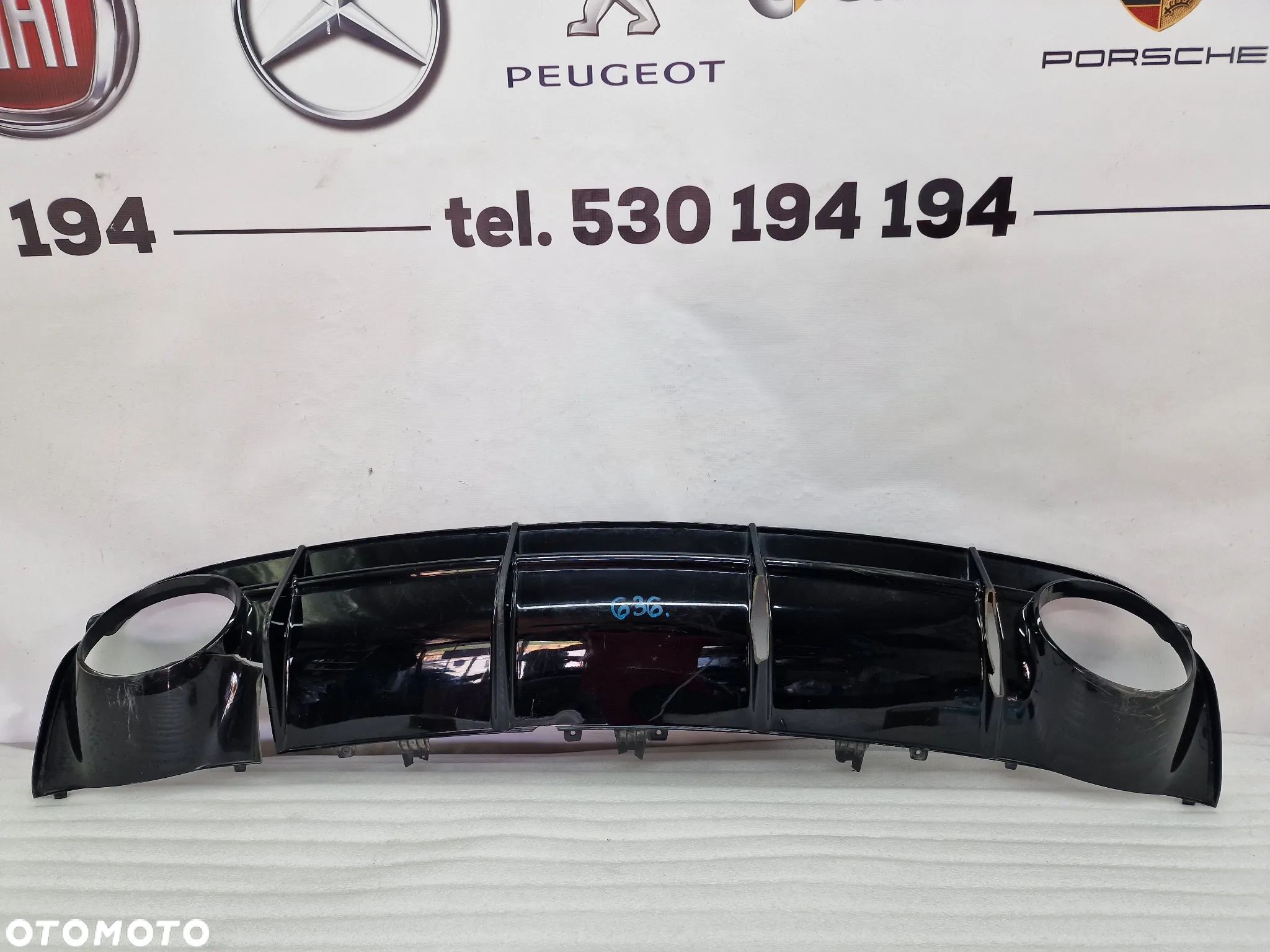 AUDI A6 4G0 / 4G9 C7 RS6 12- DYFUZOR / SPOJLER ZDERZAKA TYLNEGO TYLNIEGO TYŁ , NR 4G9807514B , NR AUKCJI DT636 - 1