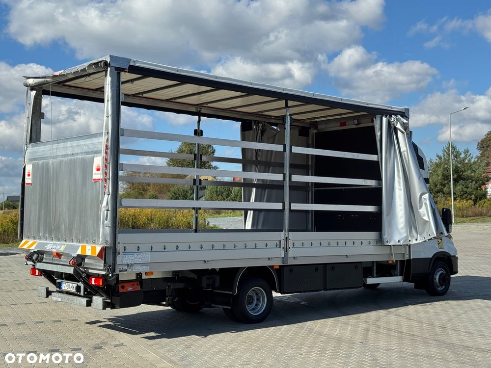Iveco Daily 2023r Hi-Matic‼️70C18H‼️3.0 // Winda Dhollandia 1000KG // Plandeka 16 Palet 2x Firanka + Dach zsuwany ‼️Wysokość rampowa Full LED Tempomat Aktywny ACC Salon Polska  6.43mx2.45mx2.70m DMC7200KG Faktura Vat 23% - 13