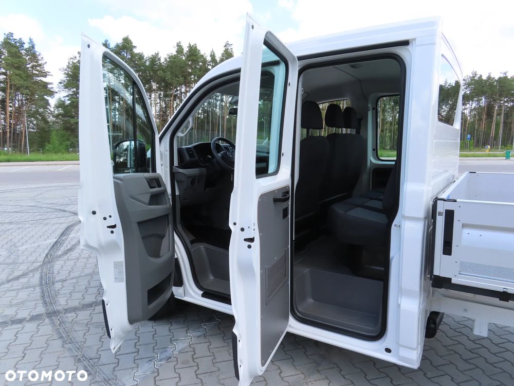 Volkswagen Crafter 35 TDI 2.0 140 KM Doka Brygadowy DUBEL MIXTO 7-Mio.Os + 1153 Kg Ład. Skrzynia Otwarta 3513 mm Długa Rozstaw Osi 4490 mm L4 HAK 3000 Kg Udźwig Stan Wizualny I Techniczny JAK NOWY Gotowy Dostępny OKAZJA POLECAM - 32