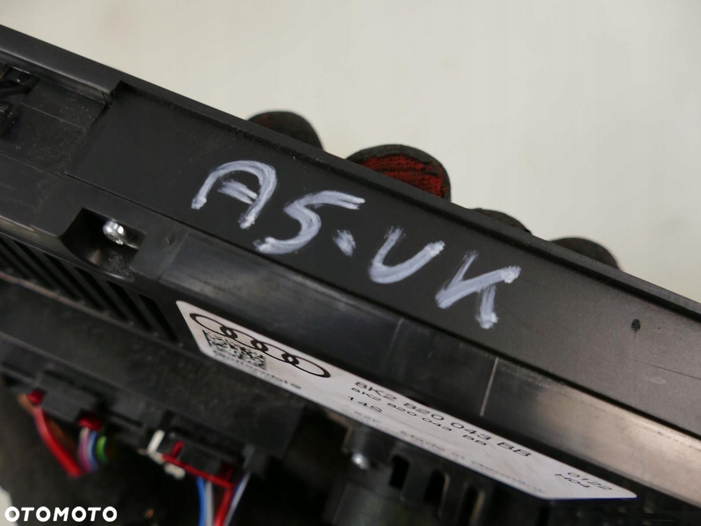 AUDI A5 8T LIFT PANEL STEROWANIA KLIMATYZACJI I NAWIEWU UK - 9