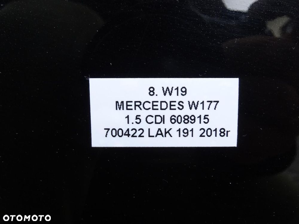 KLAPA TYŁ TYLNA BAGAŻNIKA + SZYBA LAKIER 191 MERCEDES A-KLASA W177 18-23r - 15