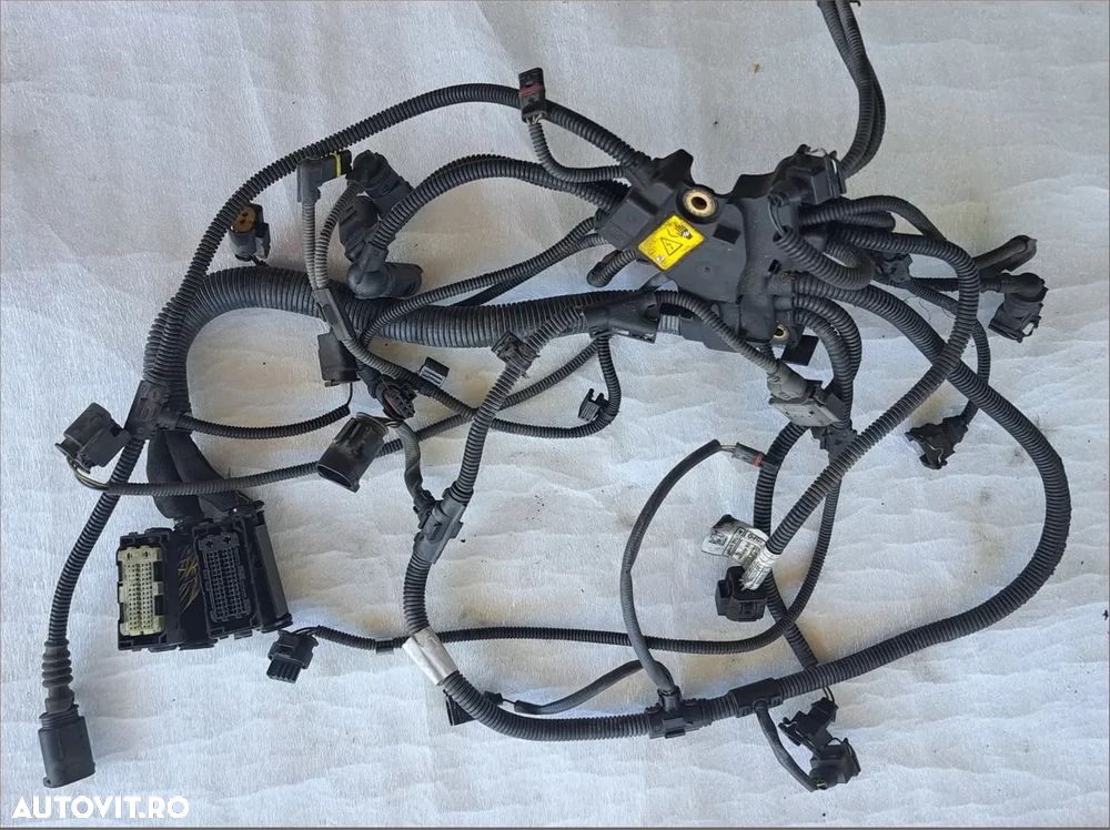 Cablaj modul senzor motor instalatie electrica stanga  bmw F10 F06 F12 F13 M5 M6 S63 - 1
