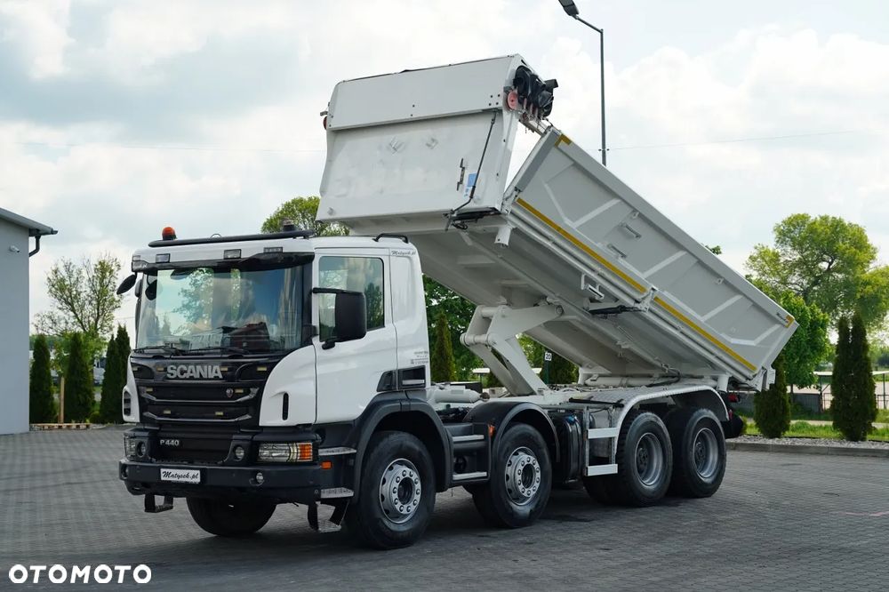 Scania P 440 / 8x4 / WYWROTKA 2 STRONNA / HYDROBURTA / BORDMATIC /  / EURO 5 EEV - 8