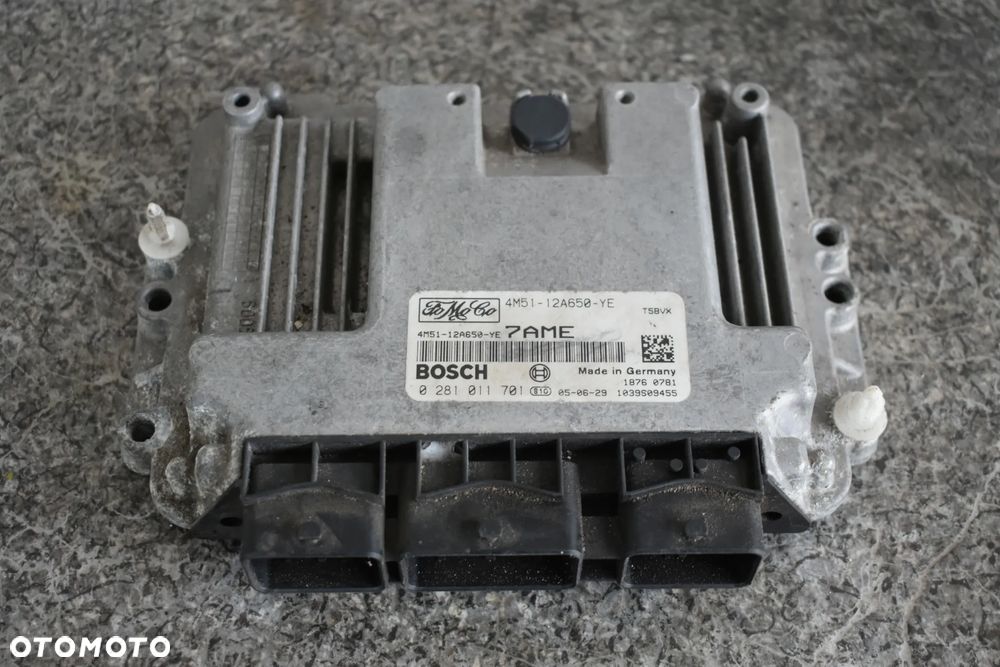 KOMPUTER STEROWNIK SILNIKA FORD FOCUS MK2 4M51-12A650-YE - 1