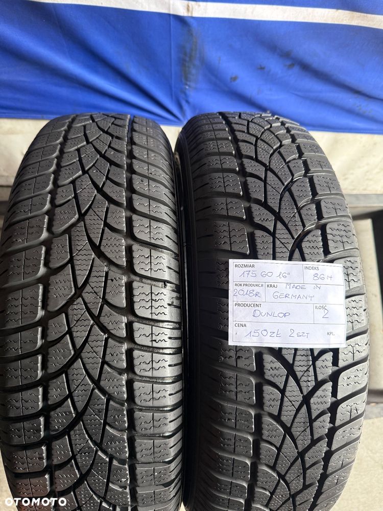 2 opony zimowe Dunlop SP Winter Sport 3D RunFlat 175/60 R16 86H - 1