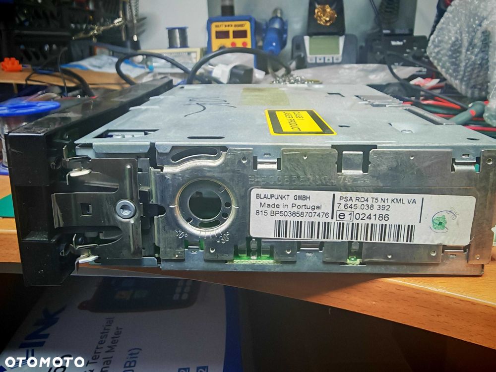 Fabryczne radio Citroen Peugeot Blaupunkt RD4 T5 N1 - 2