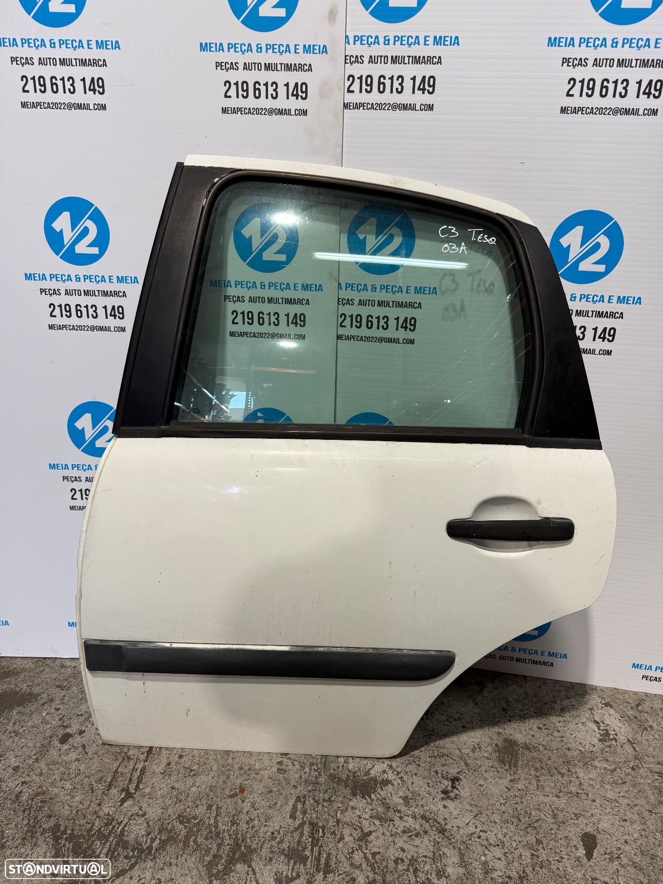 Porta traseira esquerda Citroen C3 de 2004 - 1