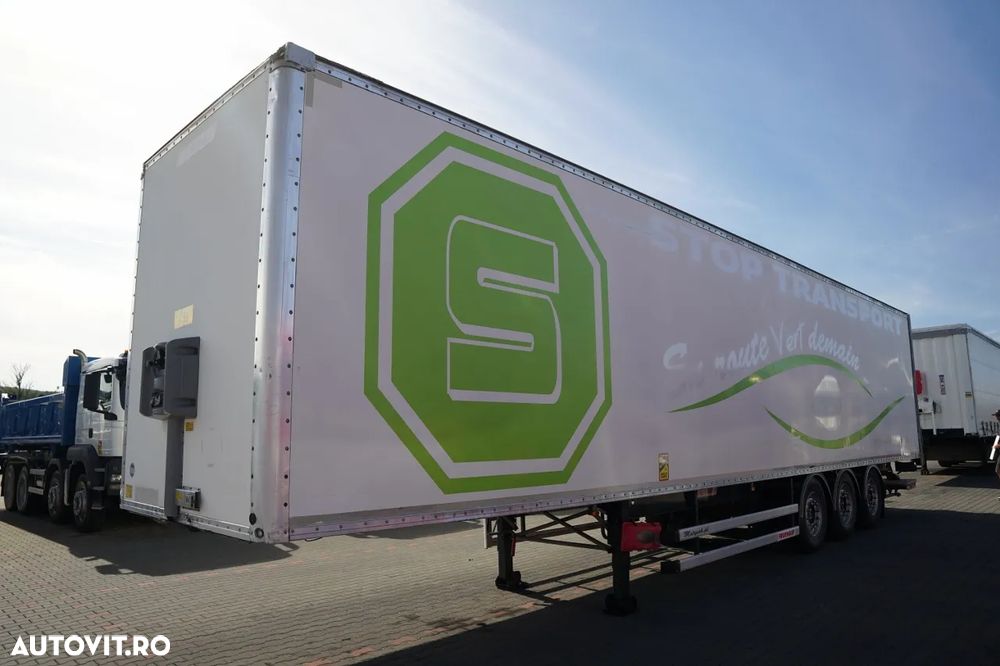 Fruehauf ONTAINER / DHOLLANDIA LIFT / 2x AXE RIDICATIVE / PODEA RESISTENTĂ / SAF / OBLOANĂ RULANTĂ - 4