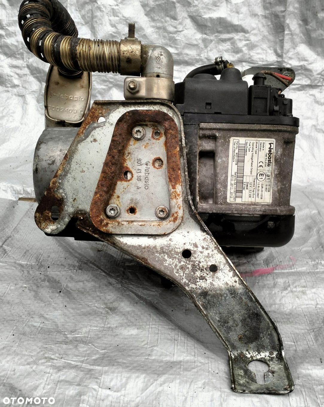 OGRZEWANIE POSTOJOWE WEBASTO THERMO TOP CITROEN C5 III X7 DIESEL 9021037B - 12