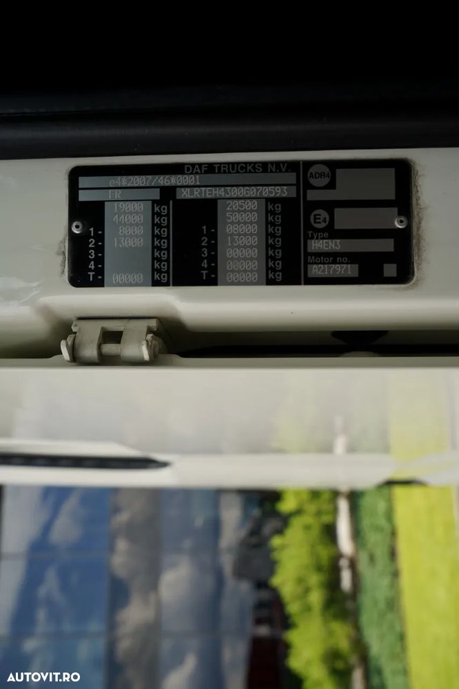 DAF XF 460 / CABINĂ SPATIALĂ / CONTRACT DE REPARAȚIE POST-SERVICE - 31