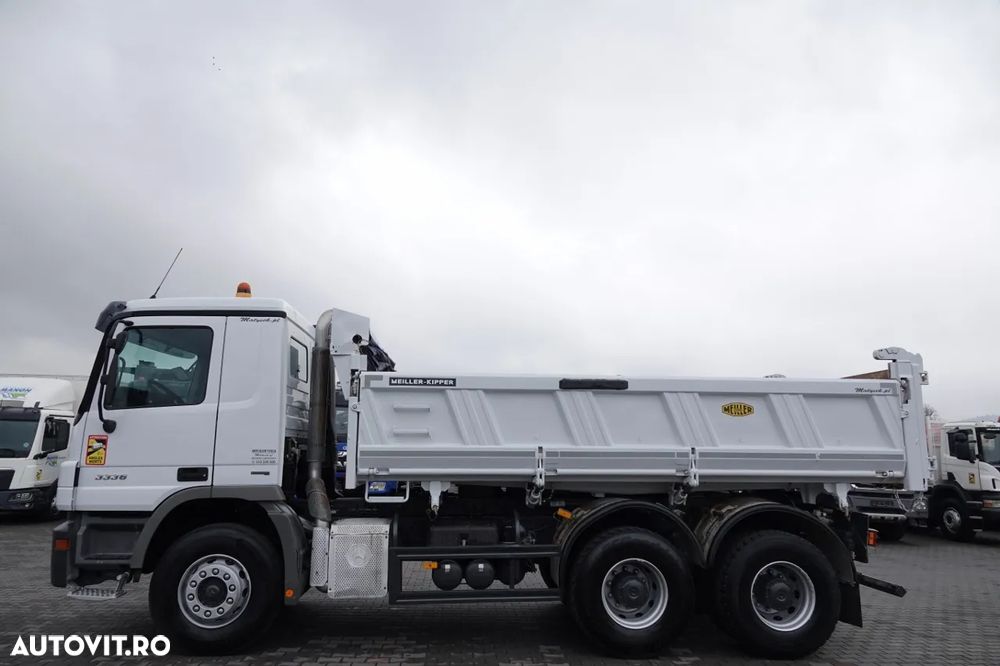 Mercedes-Benz ACTROS 3336 / 6x4 / CAMION BASCULANTE / BORDMATIC / HYDROBOARD / MEILLER KIPPER / EPS + AMBREIE / IMPORTAT - 13