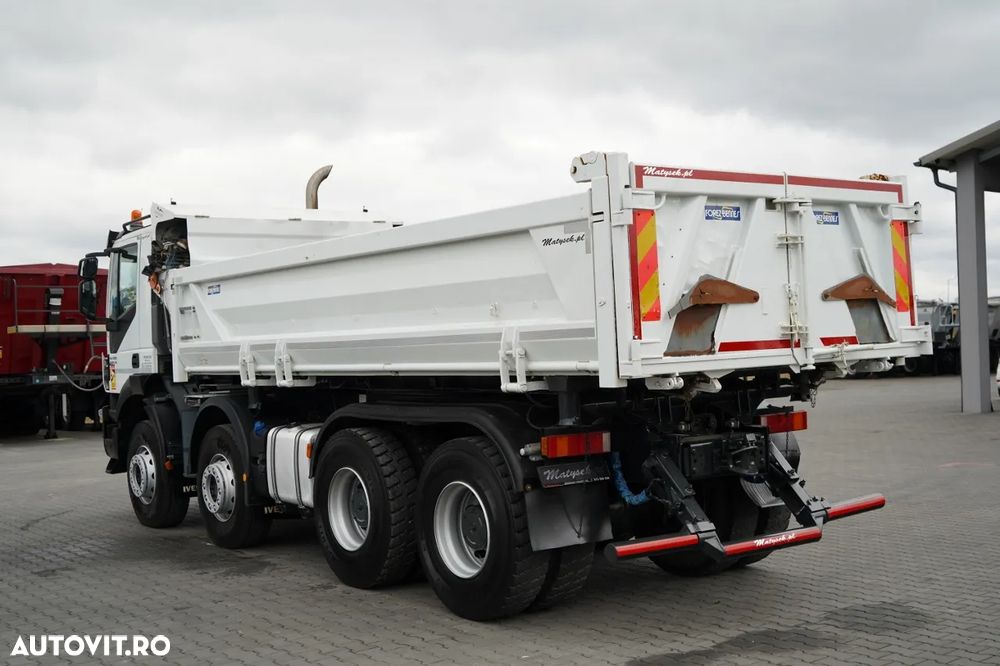 Iveco TRAKKER 450 / 8x4 / BASCULATOR / HYDRODOXY / BORDMATIC / EURO 6 / - 15