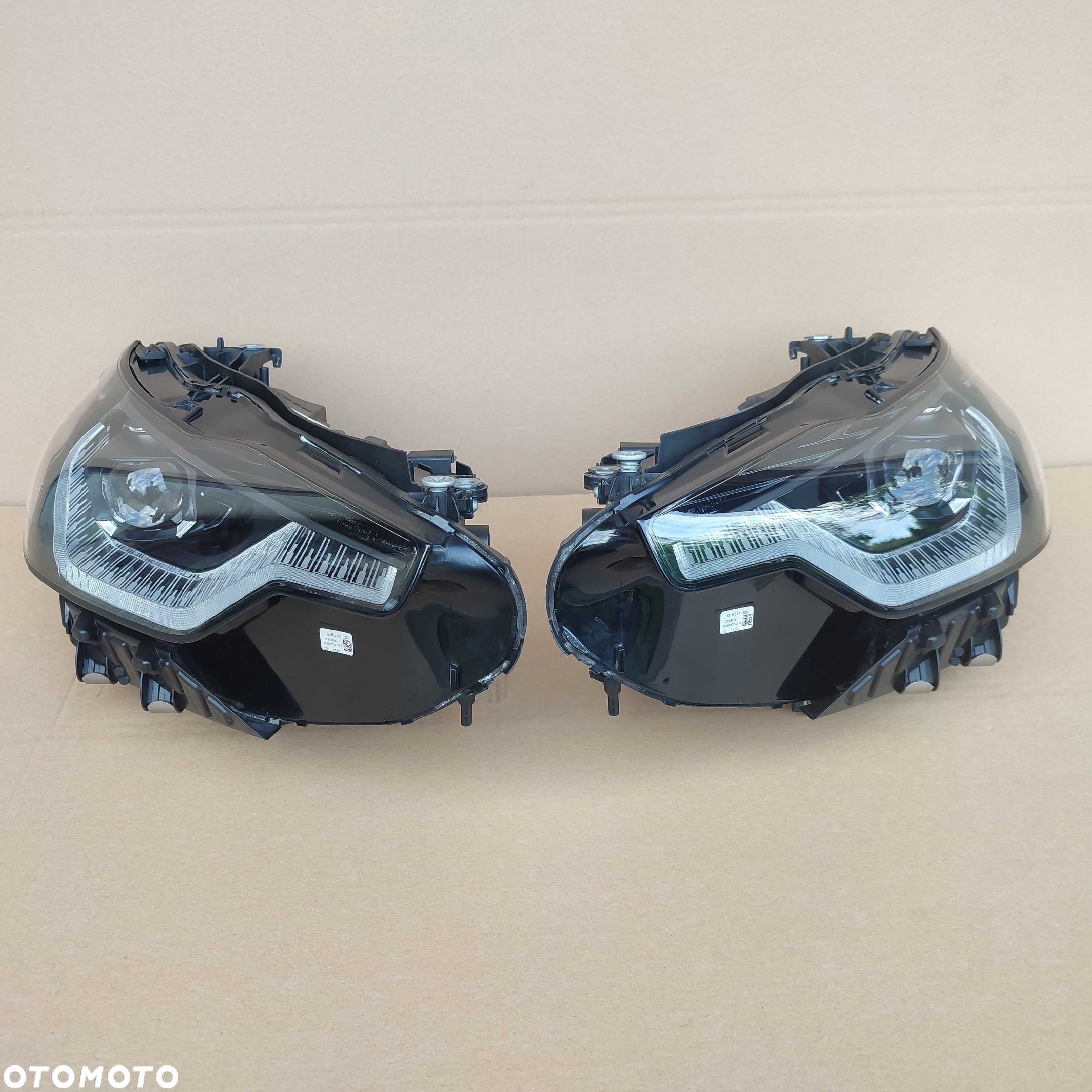 BMW 2 G42 M2 G87 COUPE lampy lampa lewa prawa led shadow line idealne - 1