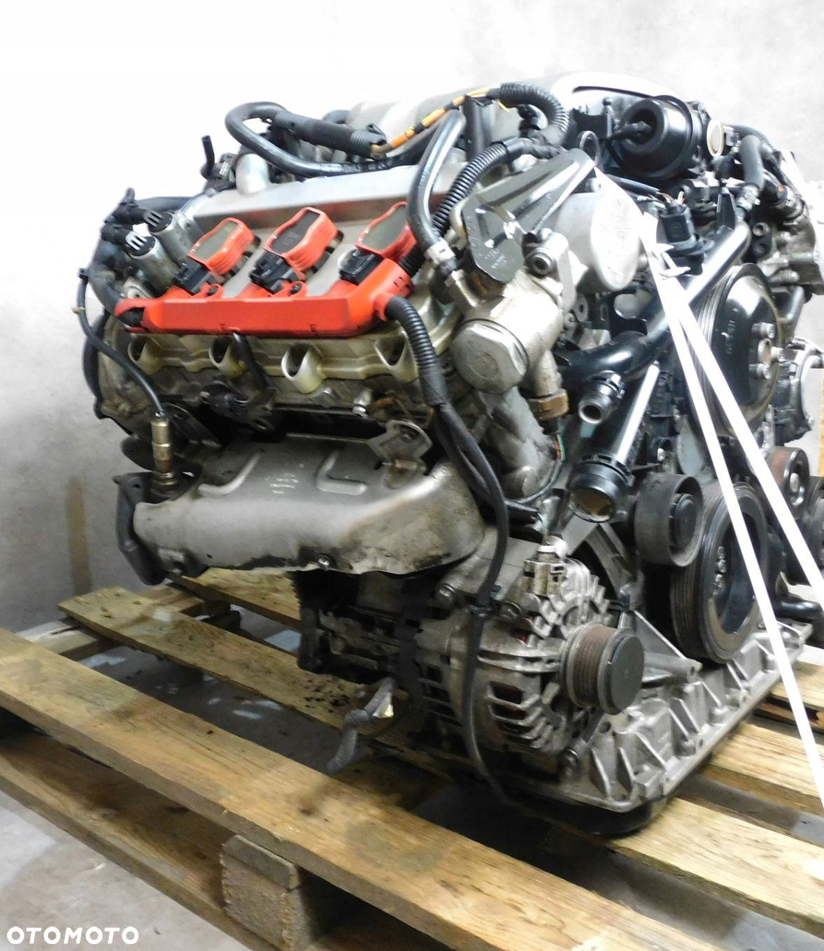 SILNIK KOMPLETNY AUDI A5 8T A6 C6 Q5 3.2 FSI CAL CALA BENZYNA SUPER STAN - 8