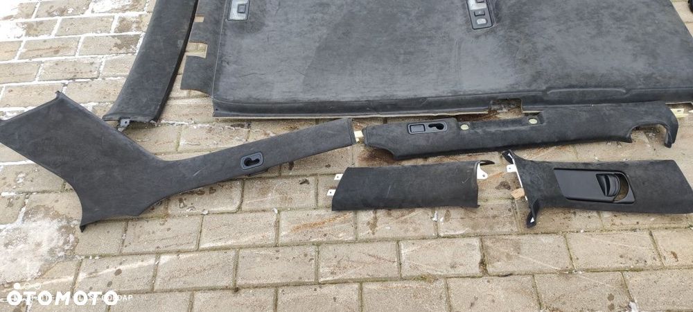 Alkantara Czarna Podsufitka Pod Szyberdach Komplet Audi A6 C5 S6 Lift - 5