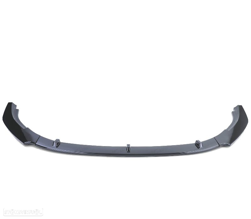 SPOILER LIP FRONTAL VOLKSWAGEN VW GOLF 6 GTI 09-13 PRETO BRILHANTE - 3