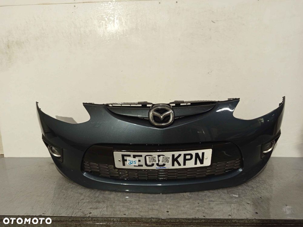 + ZDERZAK PRZÓD PRZEDNI MAZDA 2 II DE LIFT FL SPORT SZARY GRAFITOWY HALOGENY - 1