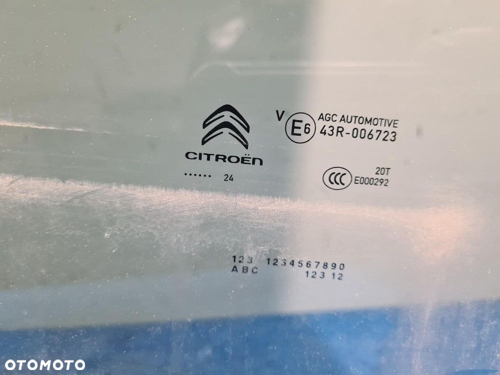 CITROEN C3 III LIFT 24R SZYBA DRZWI TYŁ PRAWA - 3