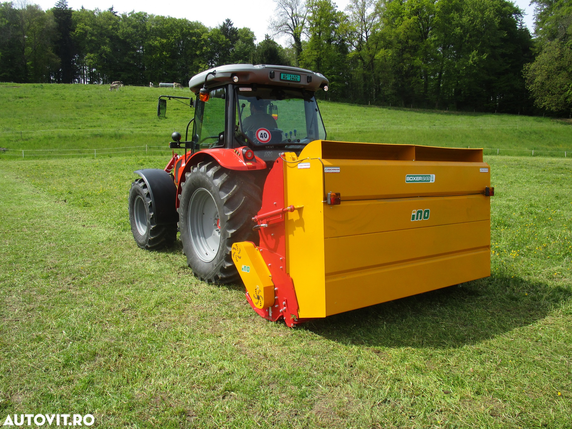 Tocătoare resturi vegetale cu colector INO model BOXER 160 - 8