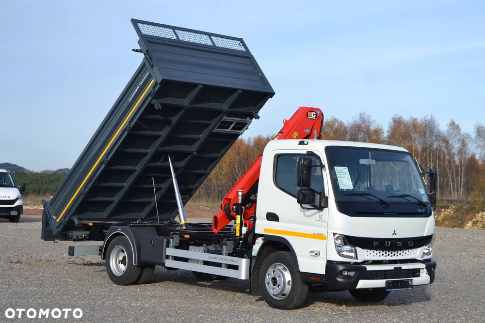 FUSO Mitsubishi Canter 9C18 Nowy Żuraw HDS HYVA HB 60E1 Nowy 3-stronny WYWROT Kiper Wywrotka - 16