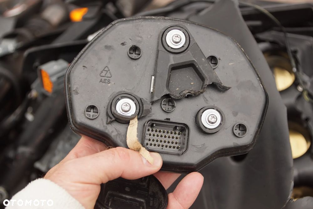 Motocykl na części 692106889 Triumph Street Triple 765 R 88kw 2025 silnik głowica blok silnika pokrywa zaworów pokrywa sprzęgła pokrywa alternatora miska olejowa wał korbowy korbowody tłoki cylindry wałki rozrządu łańcuch rozrządu napinacz rozrządu zawory sprzęgło kosz sprzęgłowy tarcze sprzęgłowe skrzynia biegów rozrusznik alternator stator pompa oleju pompa wody termostat chłodnica wentylator chłodnicy zbiorniczek wyrównawczy przepustnice listwa wtryskowa wtryskiwacze cewki zapłonowe airbox filtr powietrza pompa paliwa zbiornik paliwa korek paliwa kolektor wydechowy tłumik katalizator sondy lambda rama subframe wahacz amortyzator tylny lagi golenie półka górna półka dolna kierownica manetki przełączniki kierownicy klamka sprzęgła klamka hamulca pompa hamulcowa przednia pompa hamulcowa tylna przewody hamulcowe zaciski przednie zacisk tylny tarcze hamulcowe pompa ABS moduł ABS czujniki ABS felga przednia felga tylna koło przednie koło tylne oś przednia oś tylna piasta zabierak zębatka przednia zębatka tylna łańcuch napędowy napinacze łańcucha ślizg łańcucha osłona łańcucha quickshifter czujnik quickshiftera cięgno quickshiftera dźwignia zmiany biegów set lewy set prawy podnóżki kierowcy podnóżki pasażera dźwignia hamulca tylnego stopka boczna czujnik stopki lampa przednia lampa tylna kierunkowskazy licznik wyświetlacz sterownik ECU immobilizer stacyjka kluczyk wiązka elektryczna skrzynka bezpieczników regulator napięcia przekaźniki czujnik położenia wału czujnik biegu czujnik temperatury siedzenie kierowcy siedzenie pasażera zadupek boczki plastiki owiewki osłony zbiornika osłona chłodnicy błotnik przedni błotnik tylny nadkole uchwyt tablicy rejestracyjnej lusterko lewe lusterko prawe klakson linka sprzęgła przewody paliwowe przewody chłodnicze wsporniki uchwyty mocowania tuleje gumy śruby - 11
