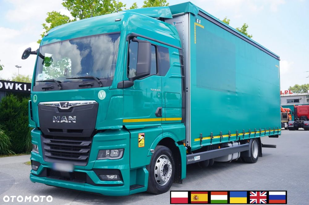 MAN TGX 18.470 / 2022 / Firanka 19 EPAL / Retarder / 15 sztuk - 1