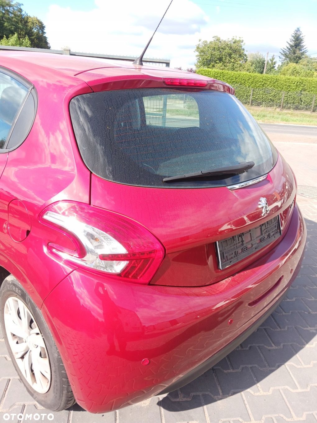 ĆWIARTKA BŁOTNIK LEWY TYŁ PEUGEOT 208 2012 ROK KJC - 1