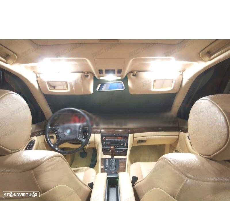 KIT COMPLETO DE 23 LÂMPADAS LED INTERIOR PARA BMW 7 SERIE E38 SALOON 730I 730IL 735I 735IL 740I 740 - 2