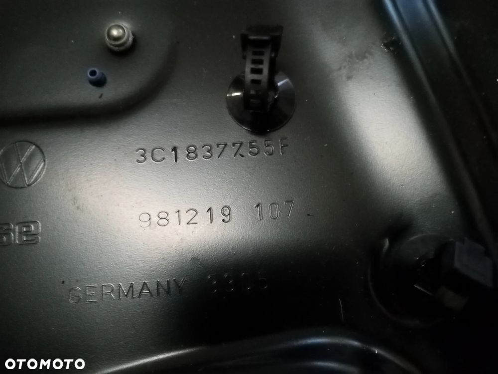 Mechanizm podnośnik szyby lewy przód VW Passat B6 3C1837755F - 6
