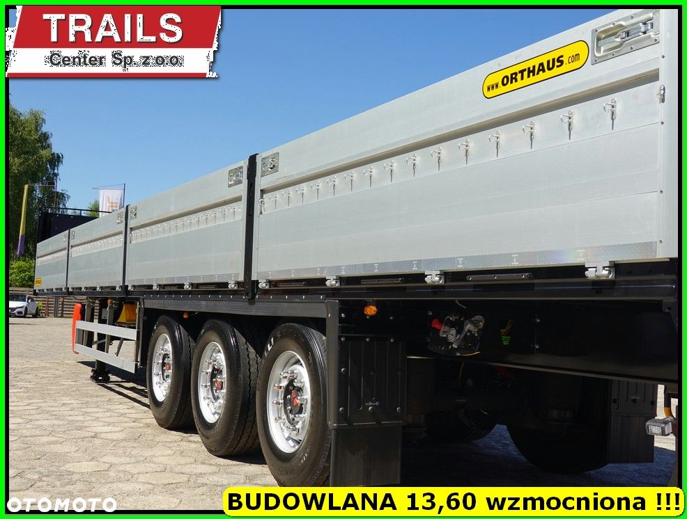 Orthaus Pokład 13,60 m, MOCNA KRATOWNICA, burty aluminiowe !!! - 22