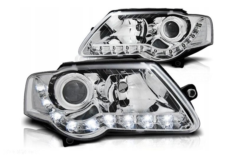 Lampy Reflektory VW PASSAT B6 05-10 DAYLIGHT LED - 2