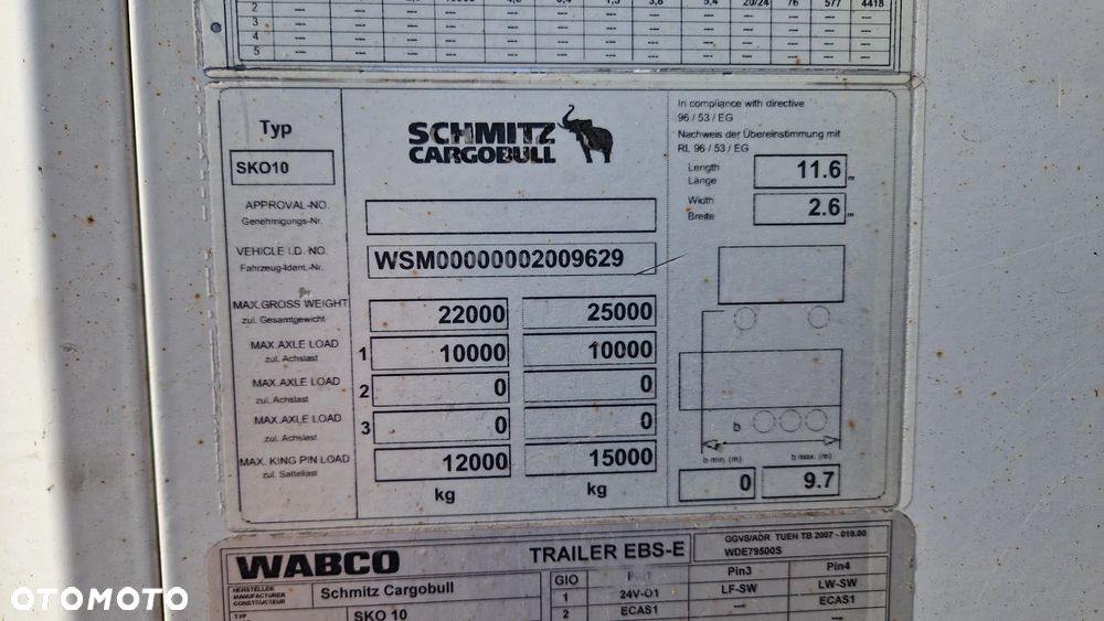 Schmitz Cargobull Chłognia 1 osiowa Carrier Maxima 1000 - 11