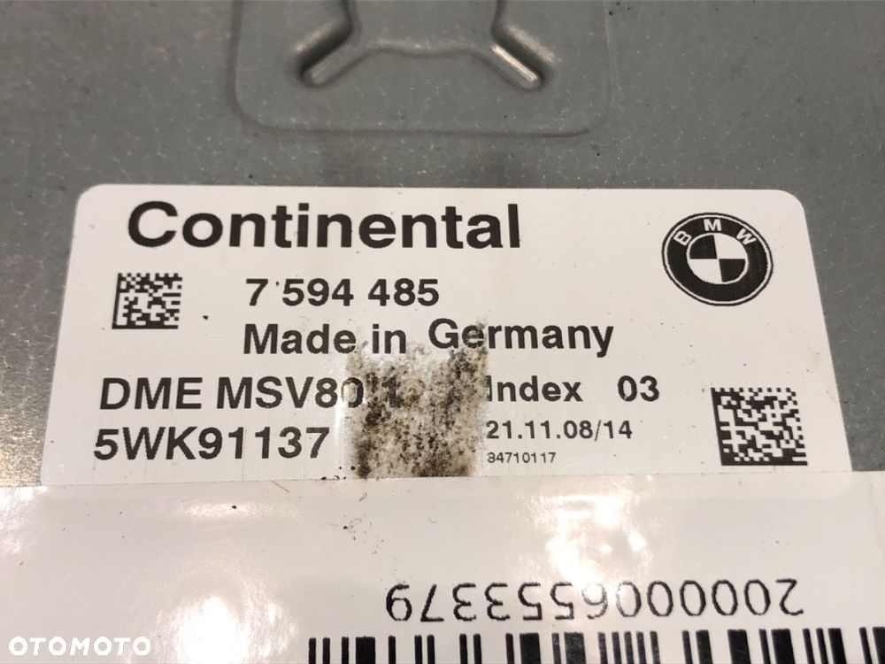 KOMPUTER SILNIKA  BMW 3 coupe (E92) 2005 - 2013 328 i xDrive 172 kW [234 KM] benzyna 2008 - 2013 - 4